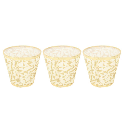 Cloth Lampshade Clip On Design Modern Barrel Fabric Lamp Shades for E14 Bulb Chandelier Wall Lamp 3pcs Gold