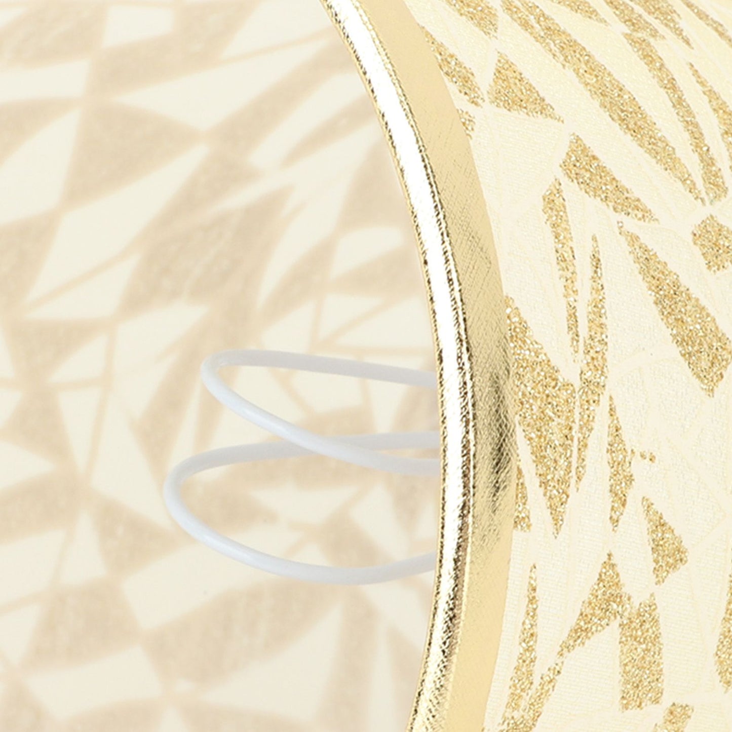 Cloth Lampshade Clip On Design Modern Barrel Fabric Lamp Shades for E14 Bulb Chandelier Wall Lamp 3pcs Gold