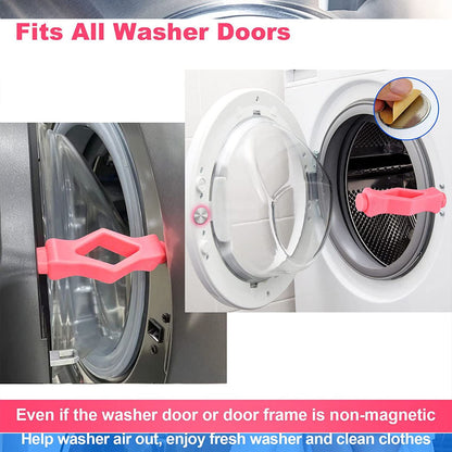 Front Load Washer Door Prop Mouth Shape Strong Magnet Washer Door Stop Prop for Home