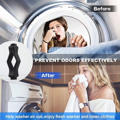 Front Load Washer Door Prop Mouth Shape Strong Magnet Washer Door Stop Prop for Home
