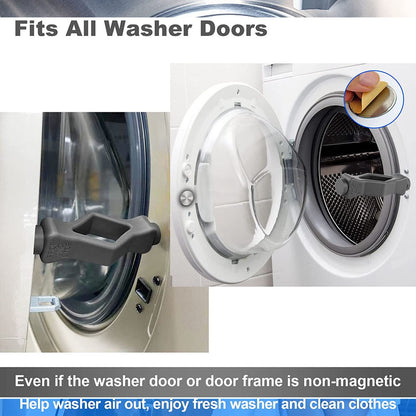 Front Load Washer Door Prop Mouth Shape Strong Magnet Washer Door Stop Prop for Home