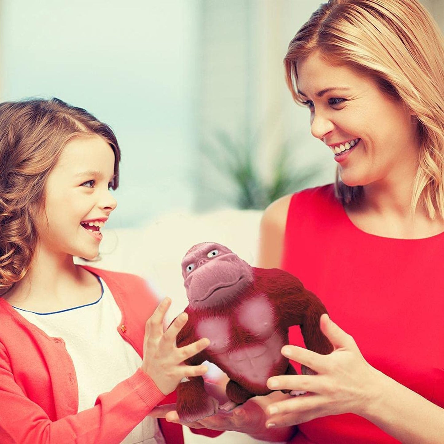 Realistic Soft Latex Gorilla Doll Toys Cute Gorilla Latex Toy Cartoon Toy for Birthday