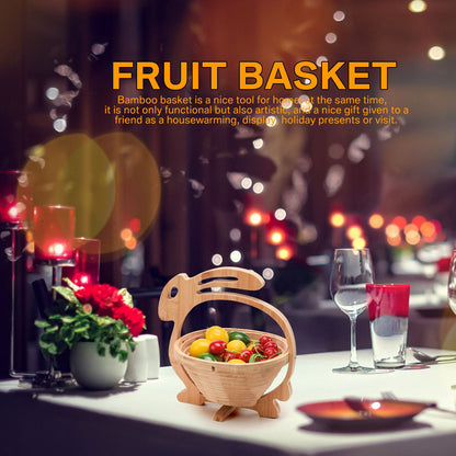 Bamboo Folding Fruit Basket