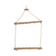 Large Bird Cage Swing Natural Wooden Safe Hanging Birds Standing Chewing Toy for Parrots