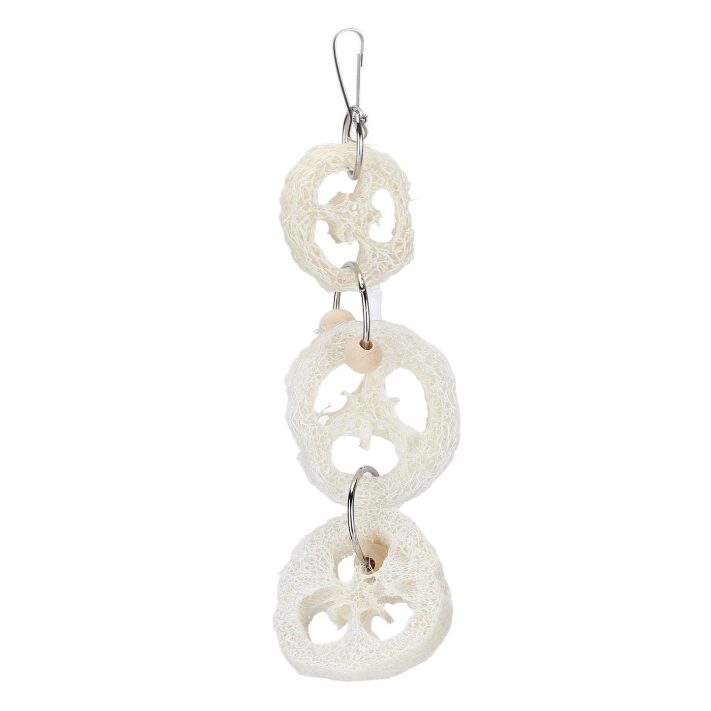 8 Pcs Parrot Toy Wooden Birds Swing Chewing Toy Pet Birds Cage Nest Hanging Toys Spiral Ladders Vertical Roosting Toys