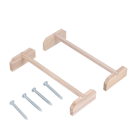 2 Set Chicken Wooden Perches Large Wooden Bird Stand Training Hens Roosting Bar for Rooster Parrots Pet Supplies