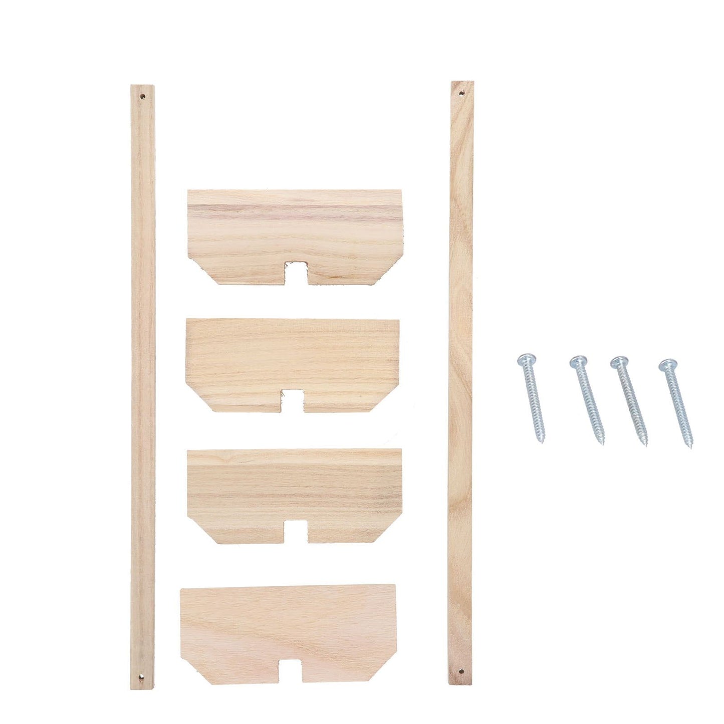 2 Set Chicken Wooden Perches Large Wooden Bird Stand Training Hens Roosting Bar for Rooster Parrots Pet Supplies