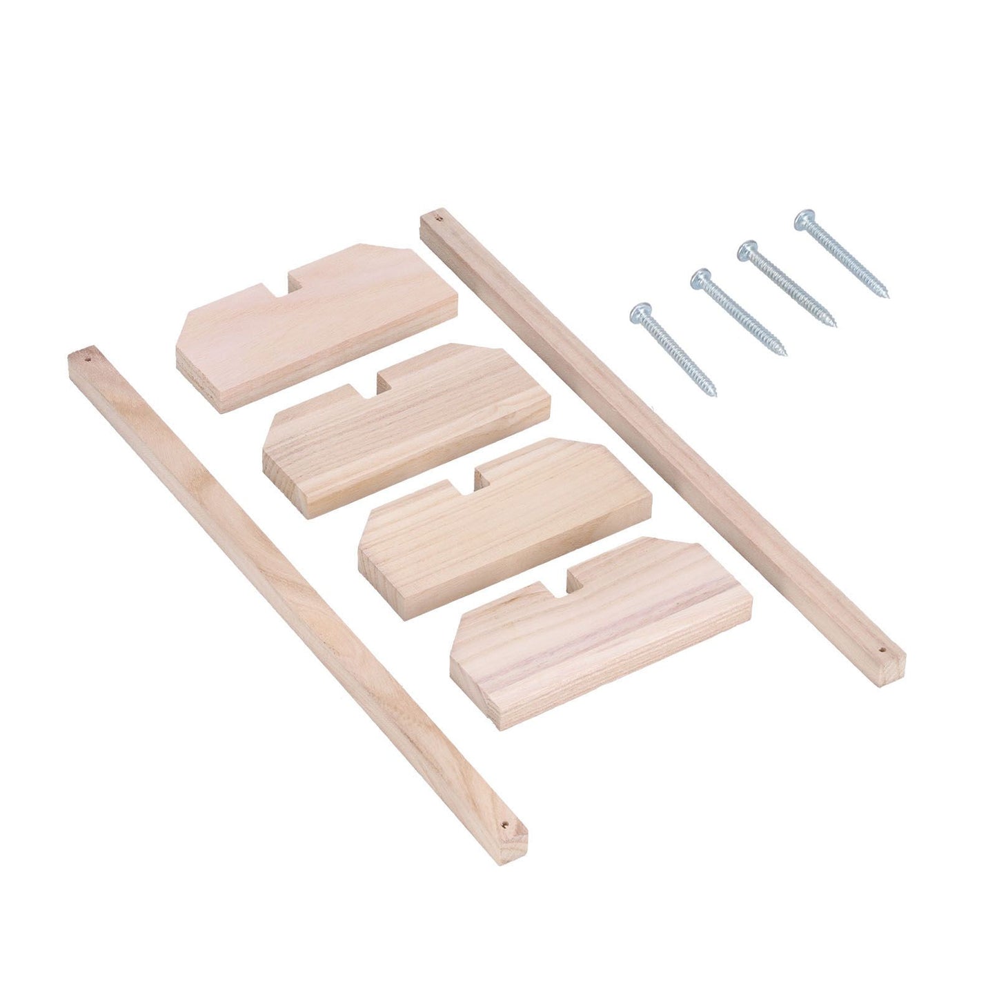 2 Set Chicken Wooden Perches Large Wooden Bird Stand Training Hens Roosting Bar for Rooster Parrots Pet Supplies