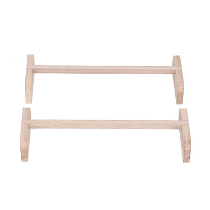 2 Set Chicken Wooden Perches Large Wooden Bird Stand Training Hens Roosting Bar for Rooster Parrots Pet Supplies