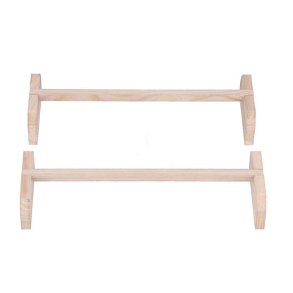2 Set Chicken Wooden Perches Large Wooden Bird Stand Training Hens Roosting Bar for Rooster Parrots Pet Supplies