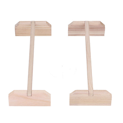 2 Set Chicken Wooden Perches Large Wooden Bird Stand Training Hens Roosting Bar for Rooster Parrots Pet Supplies