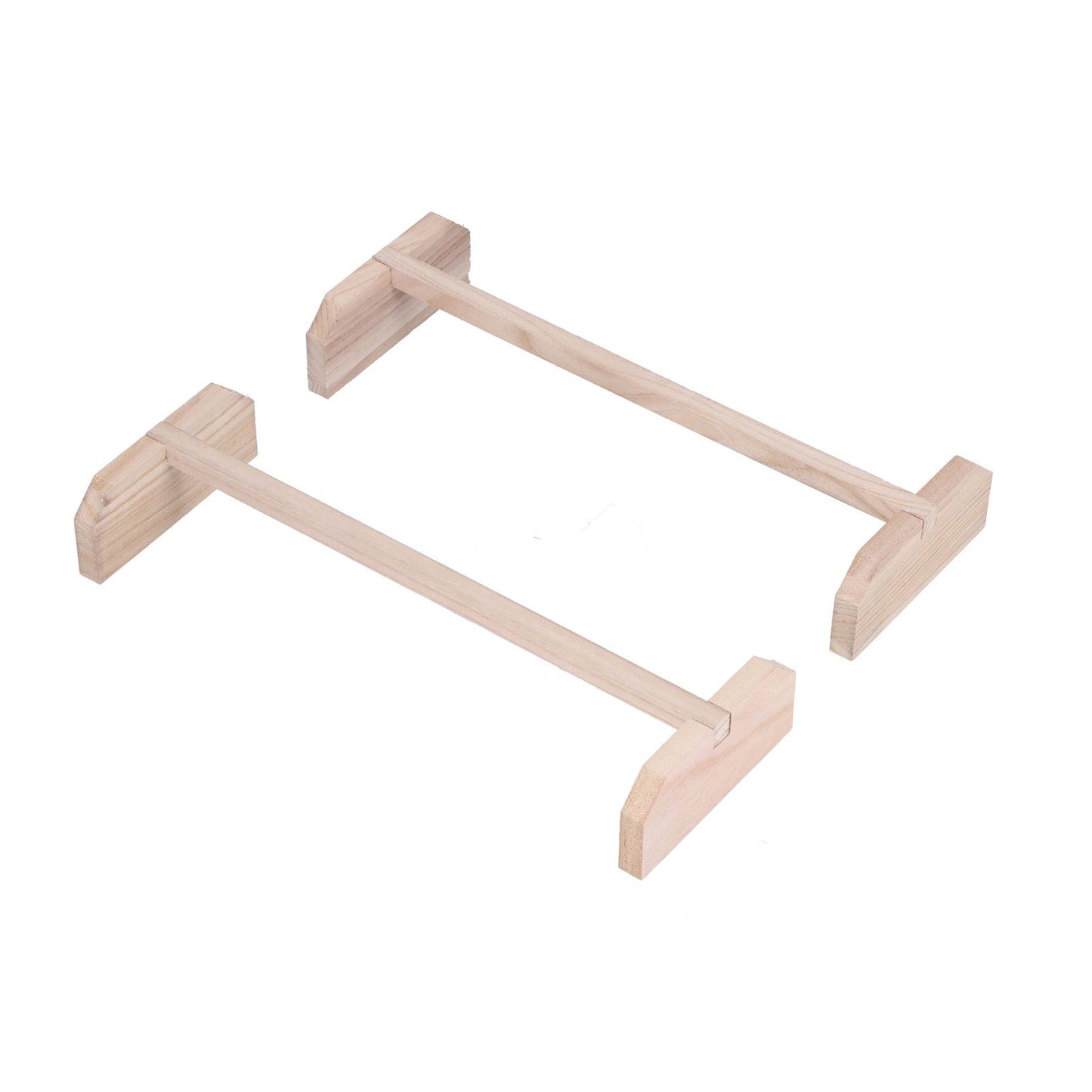 2 Set Chicken Wooden Perches Large Wooden Bird Stand Training Hens Roosting Bar for Rooster Parrots Pet Supplies