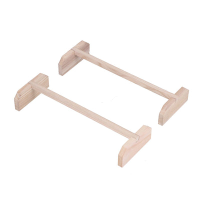 2 Set Chicken Wooden Perches Large Wooden Bird Stand Training Hens Roosting Bar for Rooster Parrots Pet Supplies