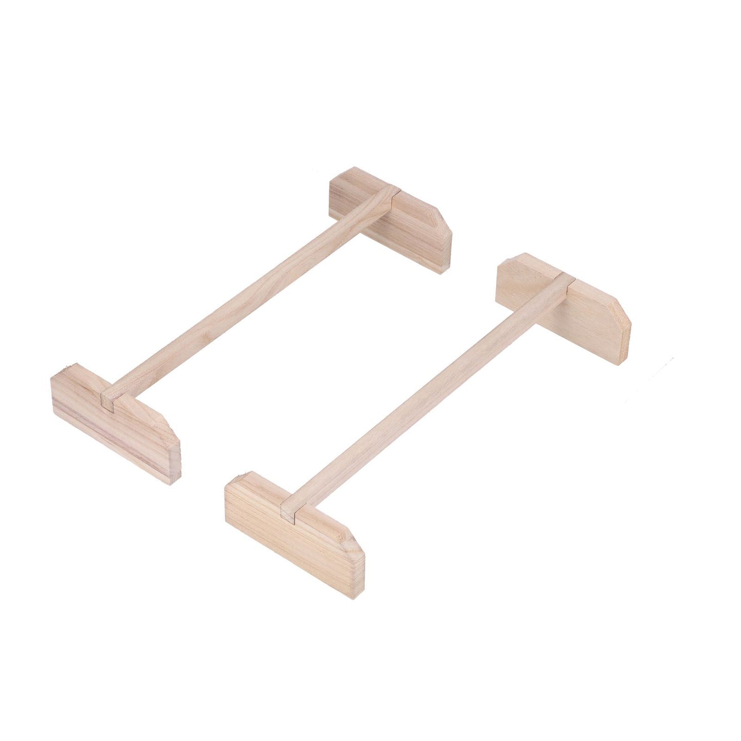 2 Set Chicken Wooden Perches Large Wooden Bird Stand Training Hens Roosting Bar for Rooster Parrots Pet Supplies