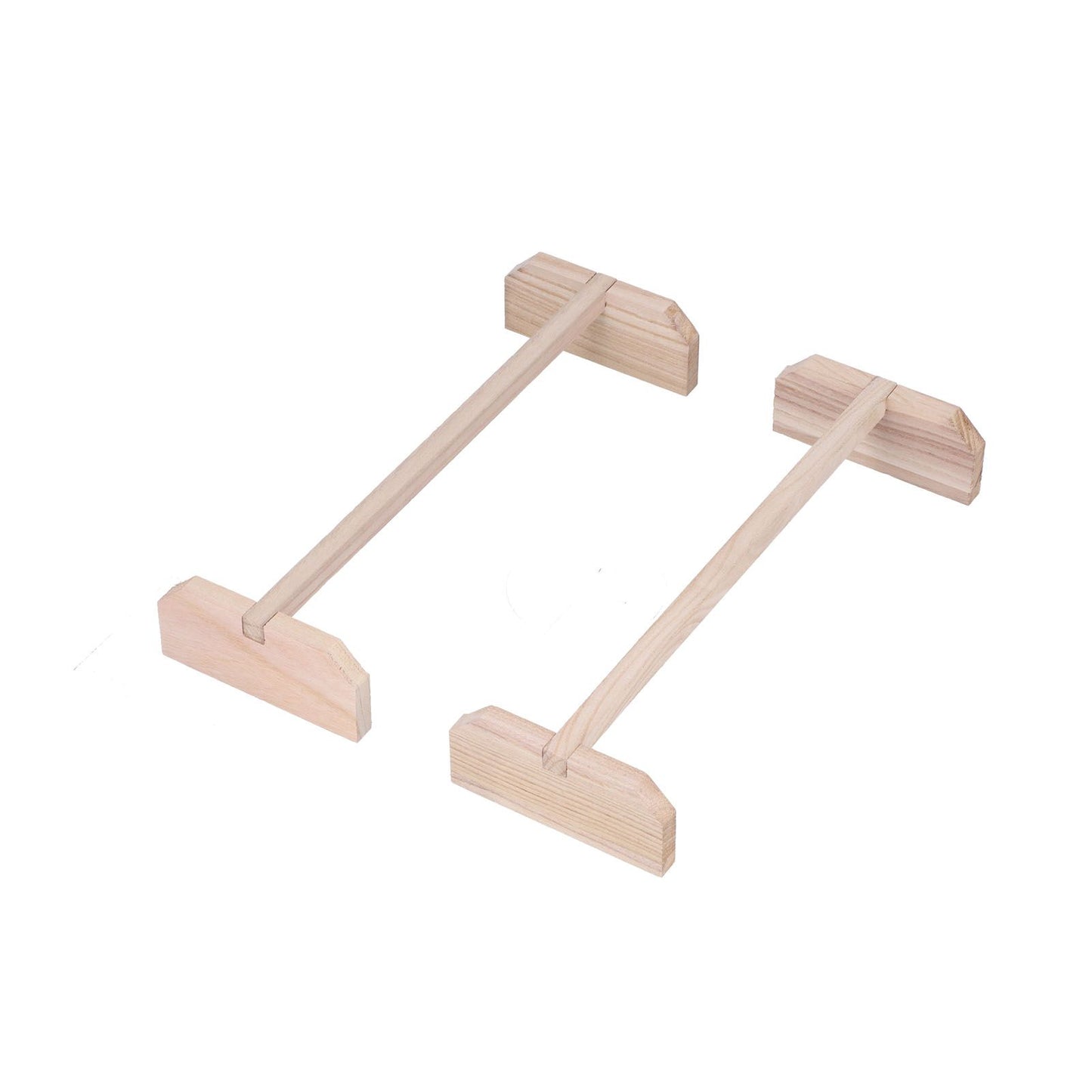 2 Set Chicken Wooden Perches Large Wooden Bird Stand Training Hens Roosting Bar for Rooster Parrots Pet Supplies