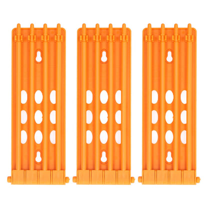 3Pcs Pigeons Foot Rings Frame 4 Column Independent Save Space Racing Pigeons Supplier Foot Place for Pigeons FarmYellow