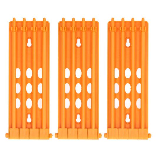 3Pcs Pigeons Foot Rings Frame 4 Column Independent Save Space Racing Pigeons Supplier Foot Place for Pigeons FarmYellow