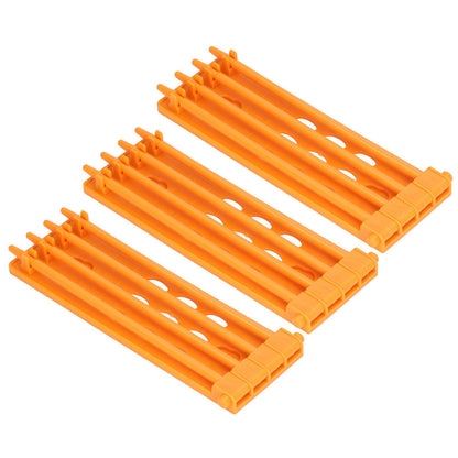 3Pcs Pigeons Foot Rings Frame 4 Column Independent Save Space Racing Pigeons Supplier Foot Place for Pigeons FarmYellow
