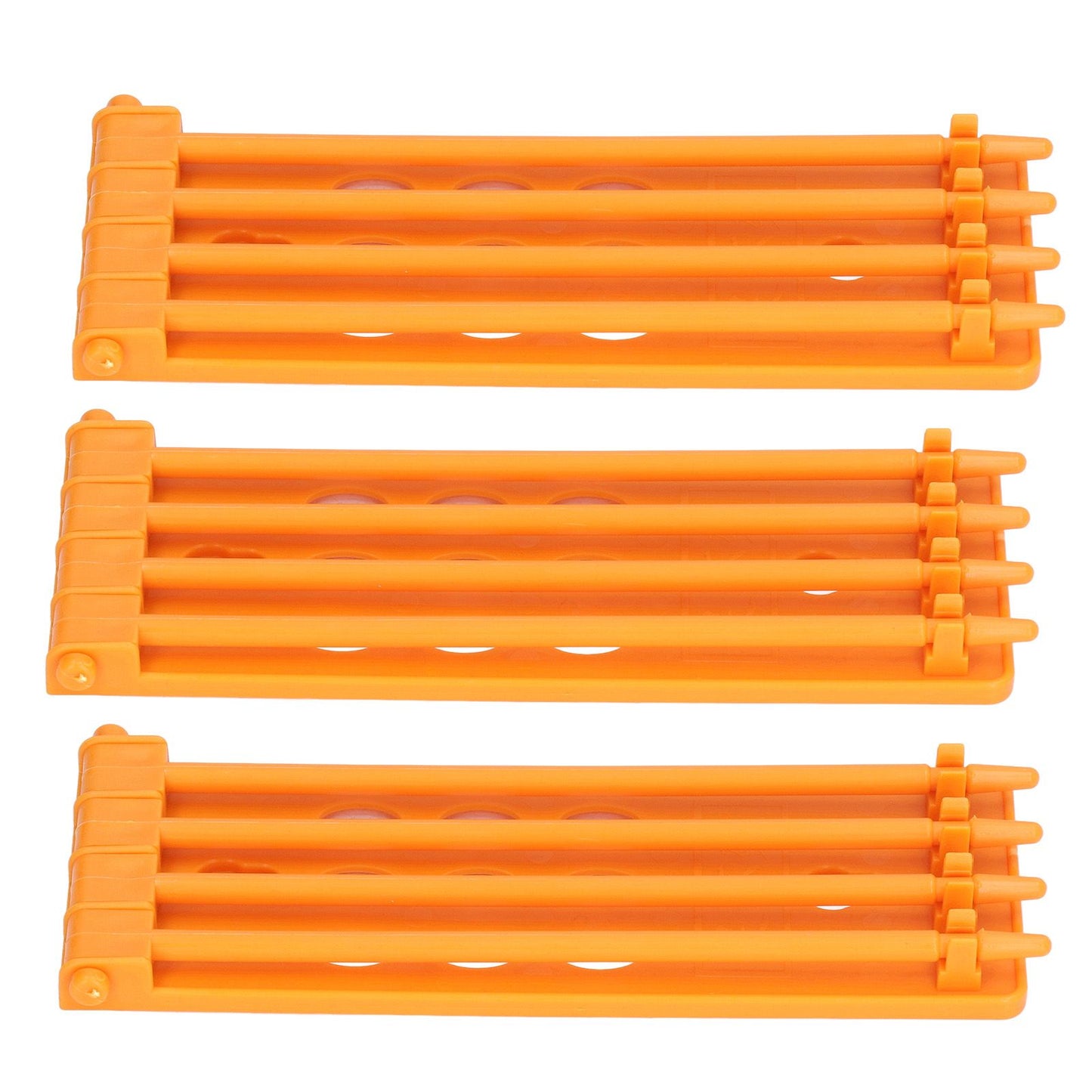 3Pcs Pigeons Foot Rings Frame 4 Column Independent Save Space Racing Pigeons Supplier Foot Place for Pigeons FarmYellow