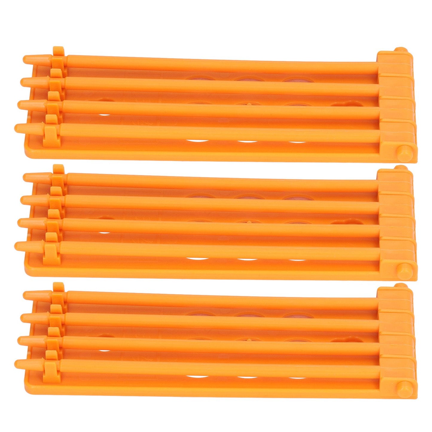 3Pcs Pigeons Foot Rings Frame 4 Column Independent Save Space Racing Pigeons Supplier Foot Place for Pigeons FarmYellow