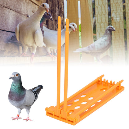 3Pcs Pigeons Foot Rings Frame 4 Column Independent Save Space Racing Pigeons Supplier Foot Place for Pigeons FarmYellow