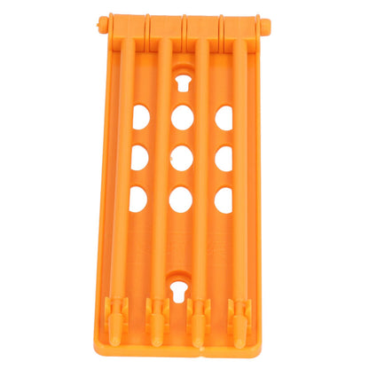 3Pcs Pigeons Foot Rings Frame 4 Column Independent Save Space Racing Pigeons Supplier Foot Place for Pigeons FarmYellow