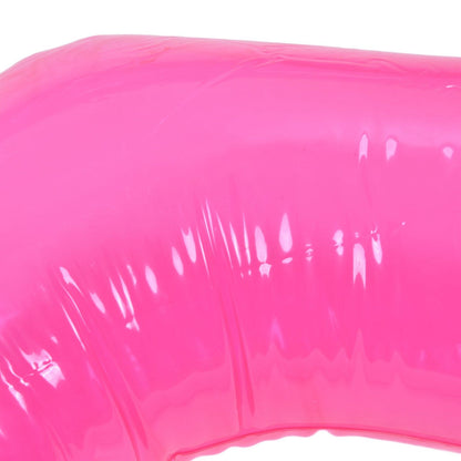 Heart Pool Float PVC Material Skin Friendly Lightweight Pink Romantic Style Floating Tubes for Summer