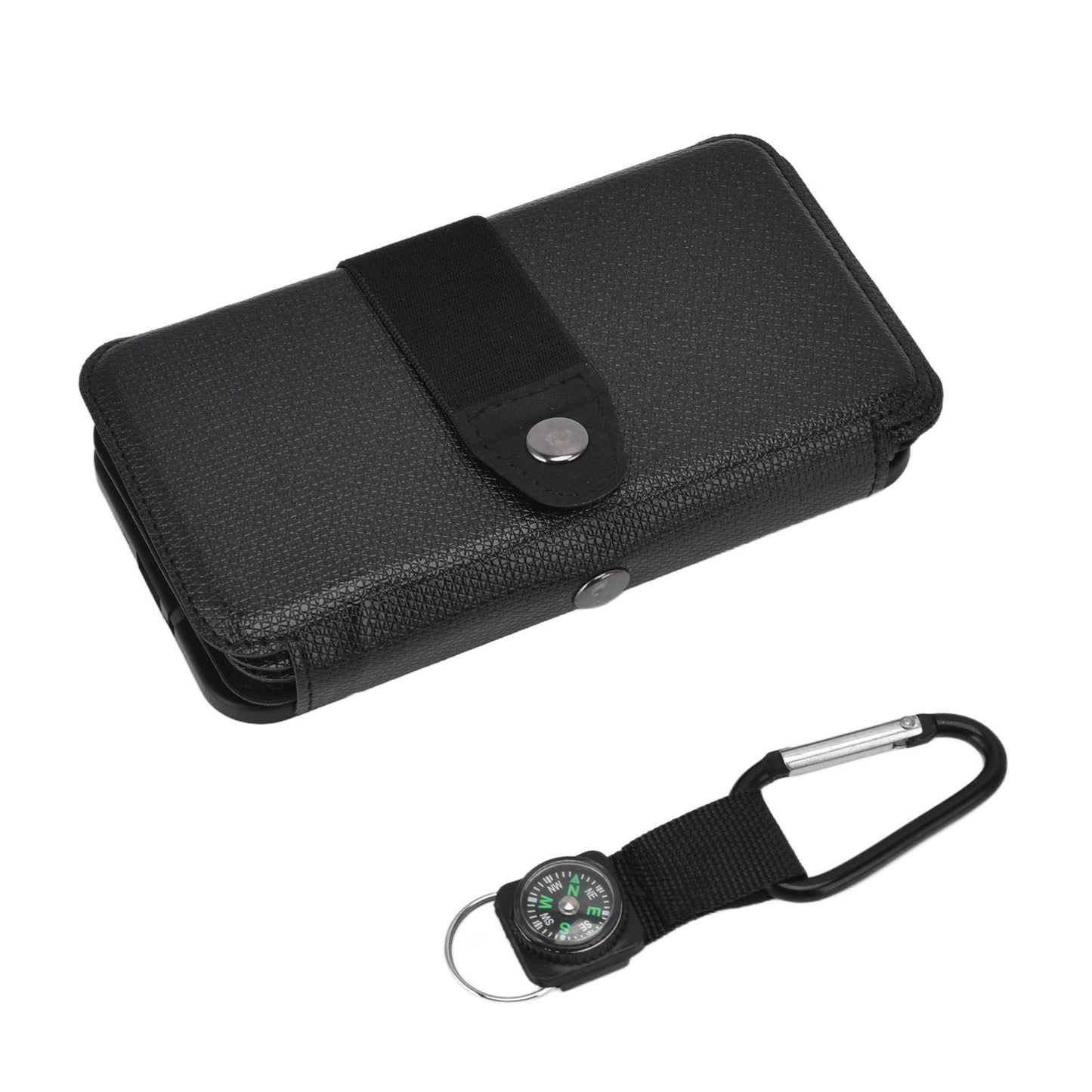 Solar Power Bank Foldable Dual Output Portable Universal Direct Charging Charger for 3 Proof Mobile Power Supply Black 5 Fold