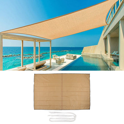 Sun Shade Sails UV Resistant Foldable Portable Easy To Maintain Swimming Pool Sun Sail for Outdoor Gardens 4 Corners