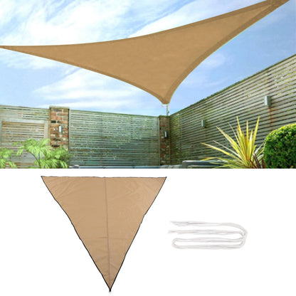 Sun Shade Sails UV Resistant Foldable Portable Easy To Maintain Swimming Pool Sun Sail for Outdoor Gardens 3 Corners