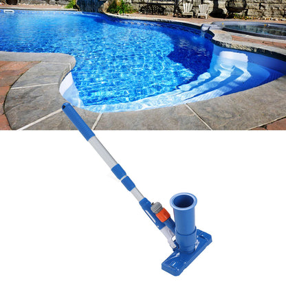 Portable Pool Vacuum Jet Simple Easy To Assemble Pool Spa Jet Vacuum Cleaner with Telescopic Rod for Swimming Pools Spas EU Plug