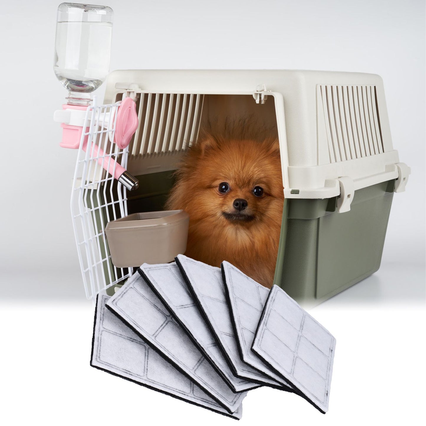 12 Pcs Pet Fountain Replacement Filters Cat Dog Water Fountain Filters Fit for Drinkwell