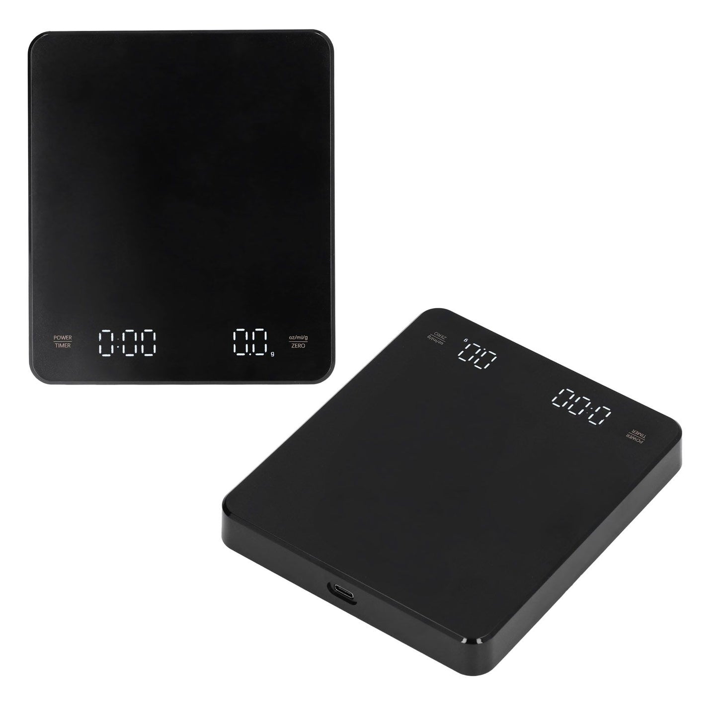 Electronic Coffee Scale LCD Display Switchable G OZ Ml 3kg USB Charging Multifunction High Accuracy Electronic Scale