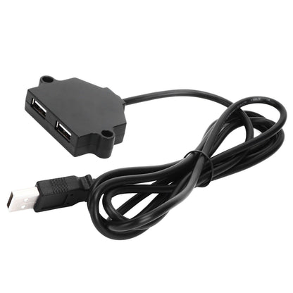 Dual USB Charging Socket with 1.5m Cable 5V 1A Multipurpose for Phone Tablet Camera