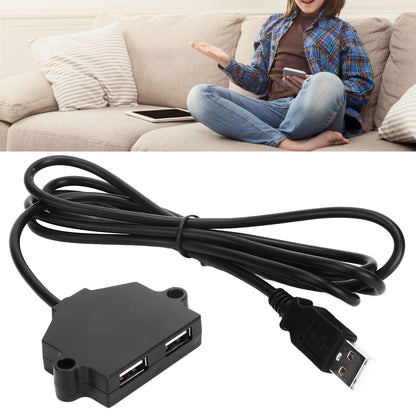 Dual USB Charging Socket with 1.5m Cable 5V 1A Multipurpose for Phone Tablet Camera