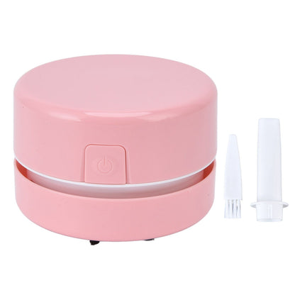 Desktop Dust Collector Table Dust Cleaner USB Charging Portable Mini Dust Catcher for Office HouseholdPink