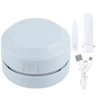 Desktop Dust Collector Table Dust Cleaner USB Charging Portable Mini Dust Catcher for Office HouseholdBlue