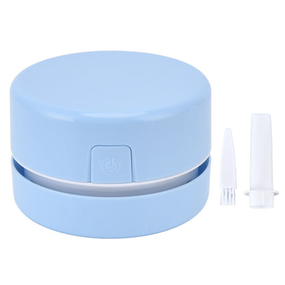 Desktop Dust Collector Table Dust Cleaner USB Charging Portable Mini Dust Catcher for Office HouseholdBlue