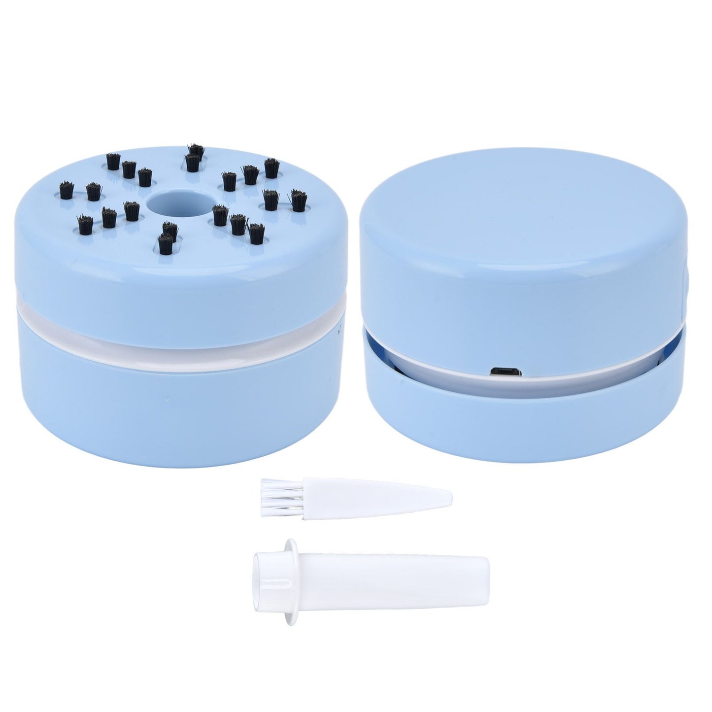 Desktop Dust Collector Table Dust Cleaner USB Charging Portable Mini Dust Catcher for Office HouseholdBlue
