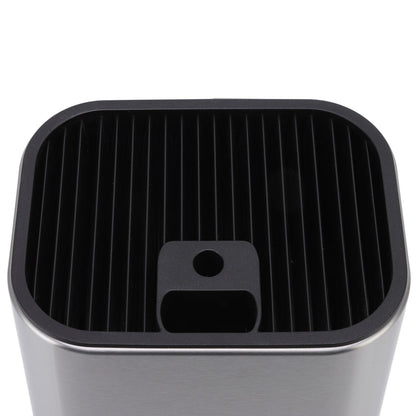 Knife Block Holder Plug in Type Stainless Steel Knife Organizer for Home Kitchen Restaurant 5V