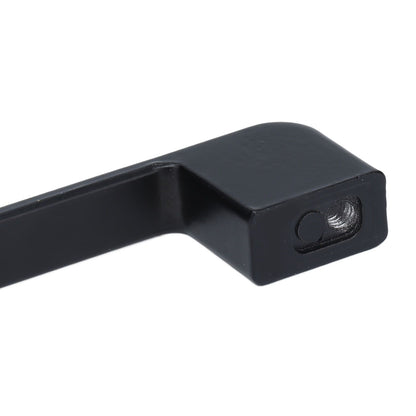 2pcs Cabinet Pulls Black Zinc Alloy Kitchen Drawer Handles with Screws for Drawer Wardrobe Cupboard Door