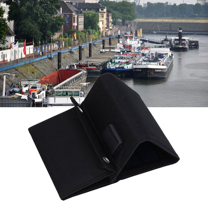 7.5W Solar Panel Kit Portable 5 Folding Solar Charger Bag with Carabiners for Mobile Phone Car Ship