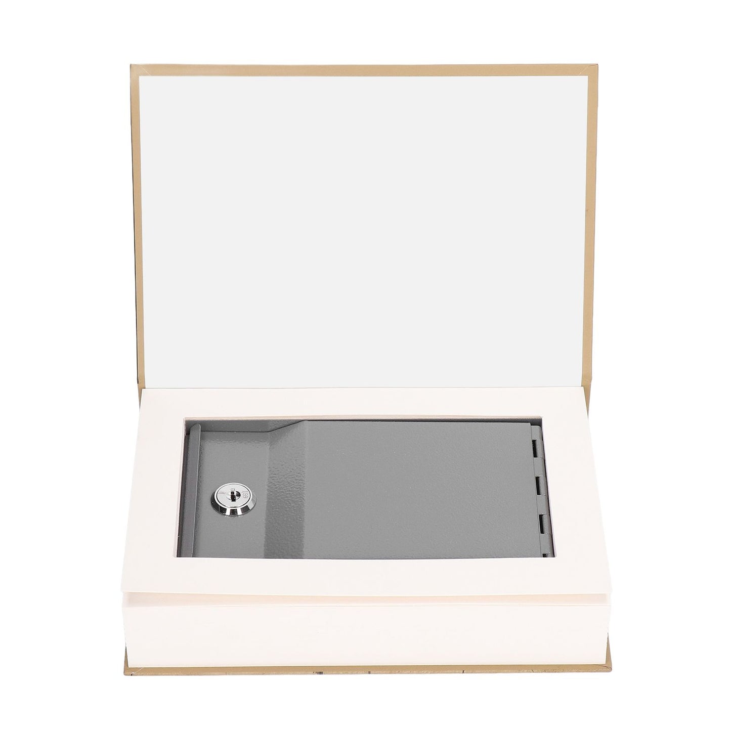 Diversion Book Safe Simulation Sturdy Book Safe Storage Box with Key for Home Travel