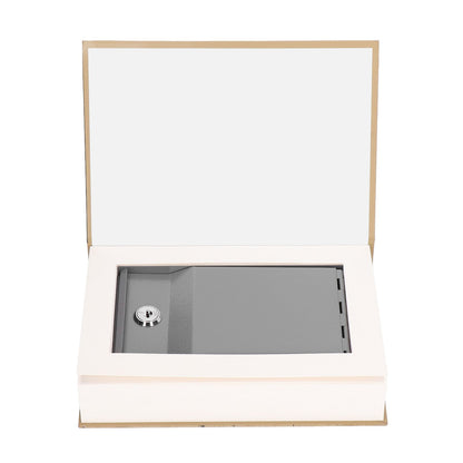 Diversion Book Safe Simulation Sturdy Book Safe Storage Box with Key for Home Travel
