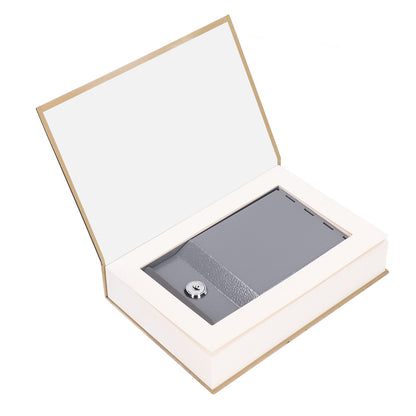 Diversion Book Safe Simulation Sturdy Book Safe Storage Box with Key for Home Travel