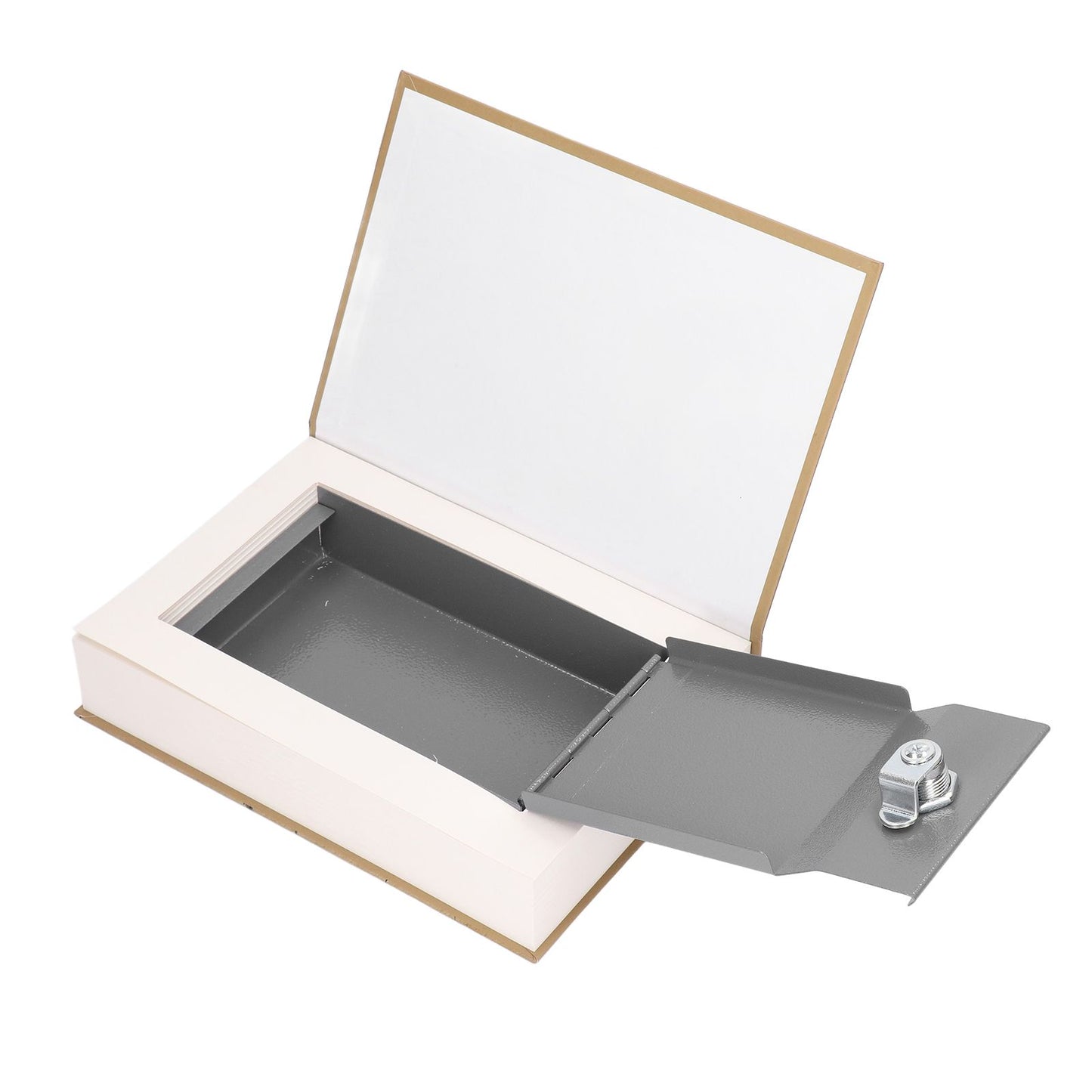 Diversion Book Safe Simulation Sturdy Book Safe Storage Box with Key for Home Travel