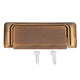 Recessed Door Handle Simple Matte Retro Free Punch Drawer Wardrobe Cabinet Door Concealed Handle