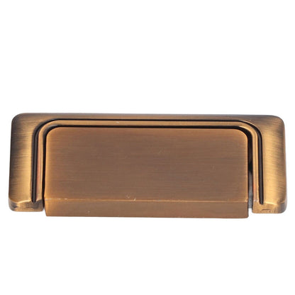 Recessed Door Handle Simple Matte Retro Free Punch Drawer Wardrobe Cabinet Door Concealed Handle