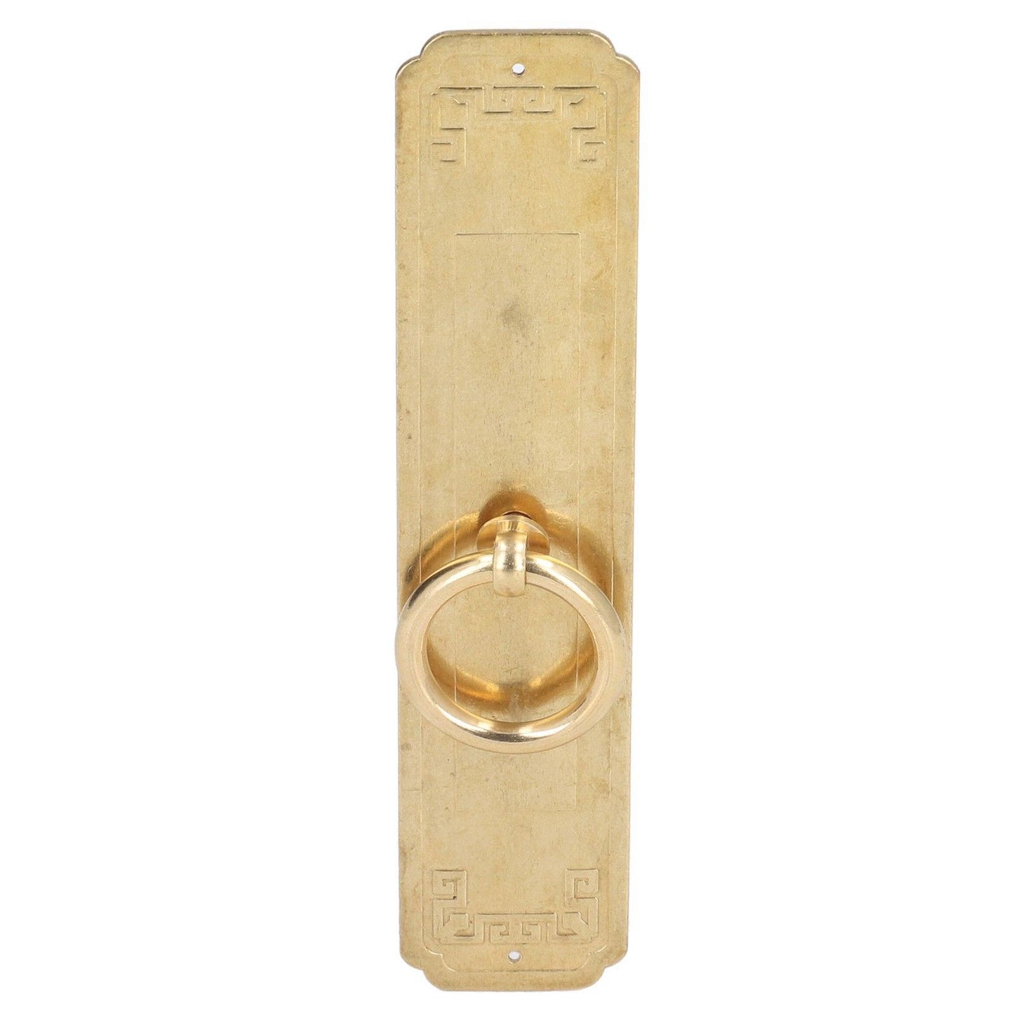 Cabinet Door Handle Chinese Furniture Antique Pattern Pure Copper Cabinet Doors Window Retro HandleLength 16cm