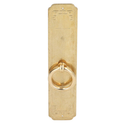 Cabinet Door Handle Chinese Furniture Antique Pattern Pure Copper Cabinet Doors Window Retro HandleLength 16cm